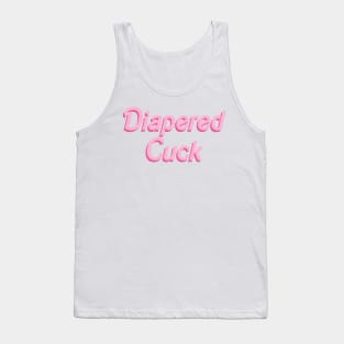 Diapered Cuck - doll font Tank Top